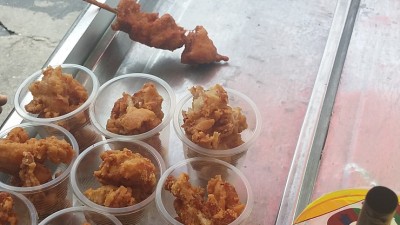[필리핀 길거리음식 도전기 2탄] -치킨오징어 바나나 튀김류